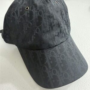 Men's Black Designer Cap